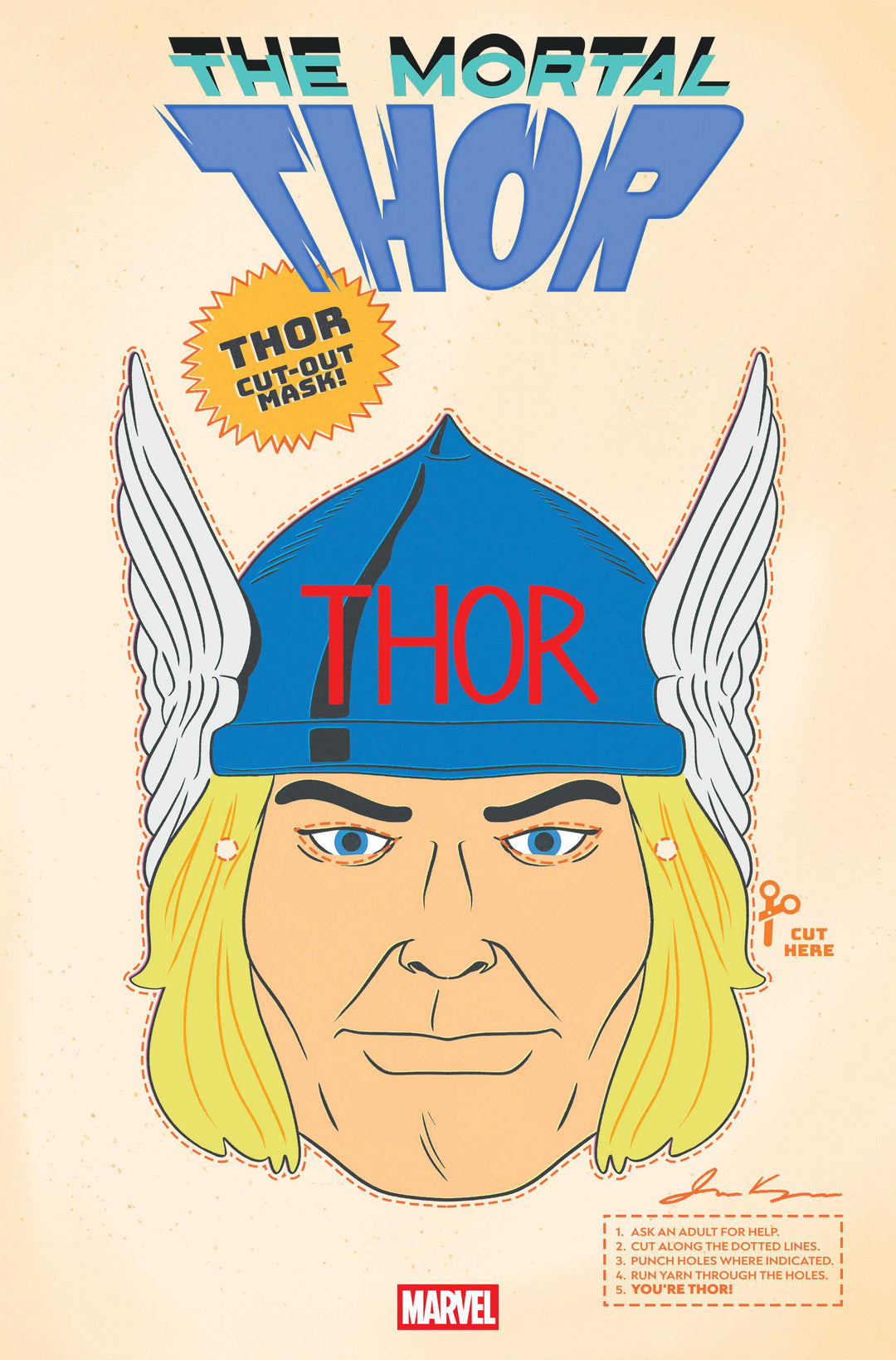 Thor (2025) #2 Retro Halloween Mask Variant