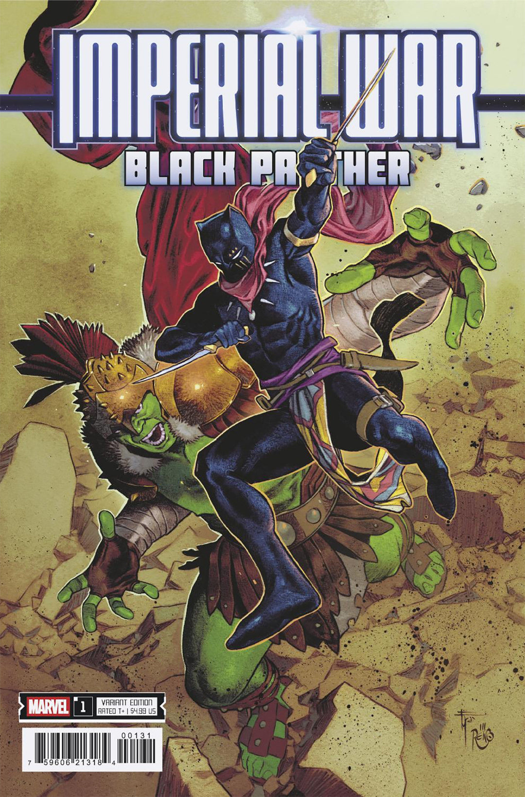 Imperial War Black Panther #1 Francesco Mobili Variant