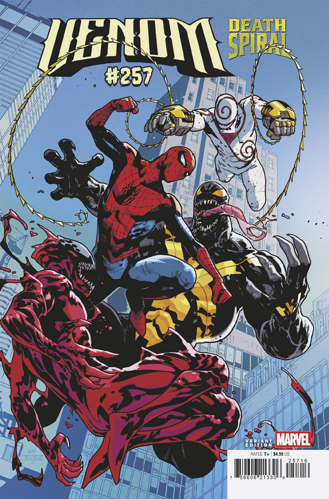 Venom #257 [Death Spiral Pt. 8] Variant (1:25) Mahmud Asrar Edition