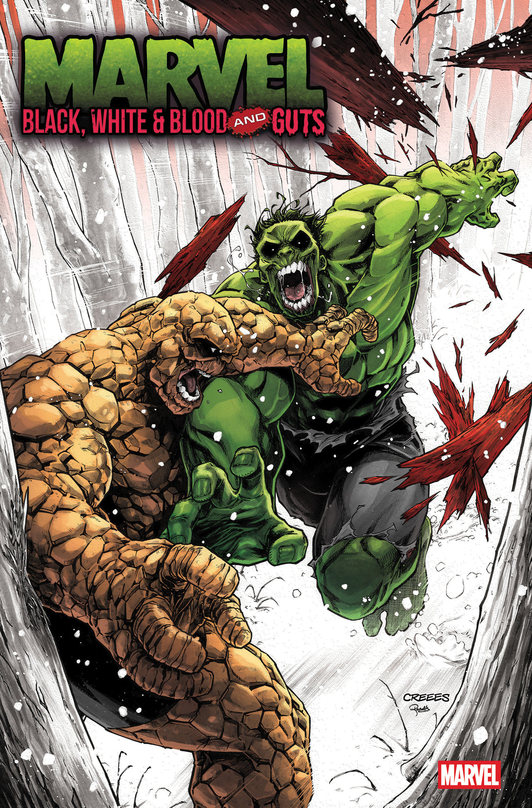 Marvel Black White & Blood And Guts #2 Creees Lee Variant