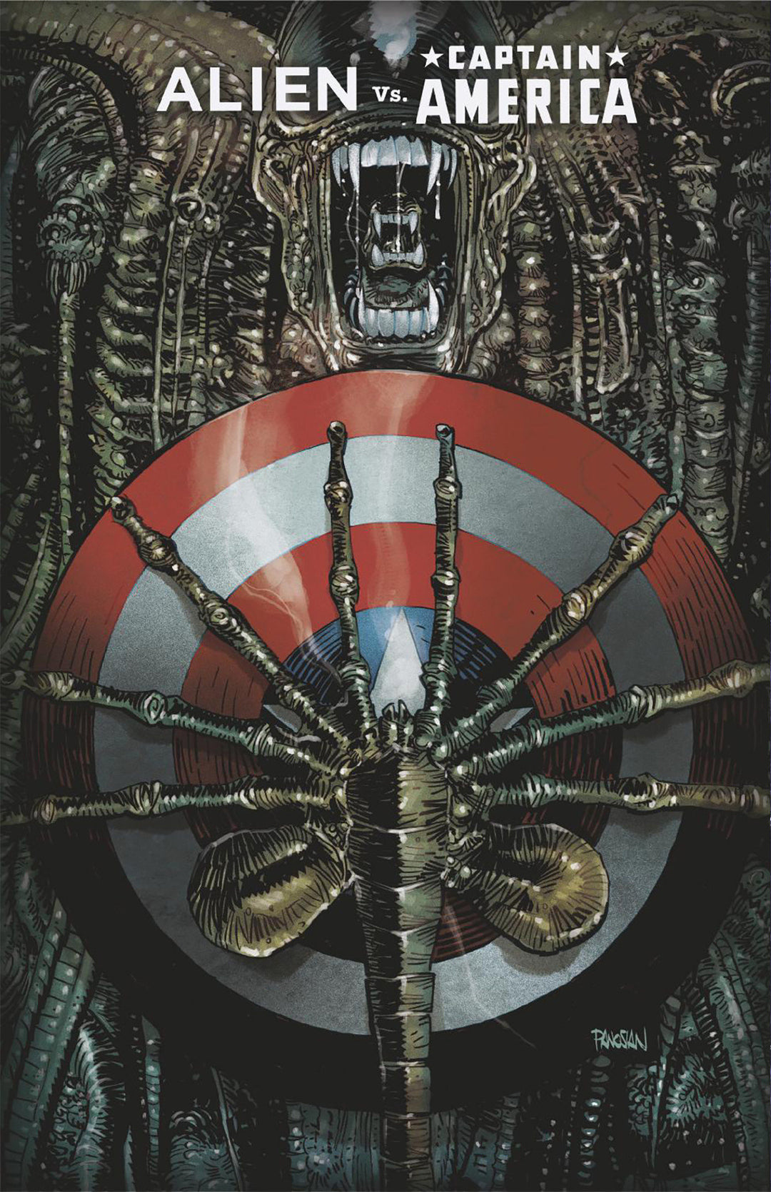 Alien vs Captain America #1 Dan Panosian Foil Variant