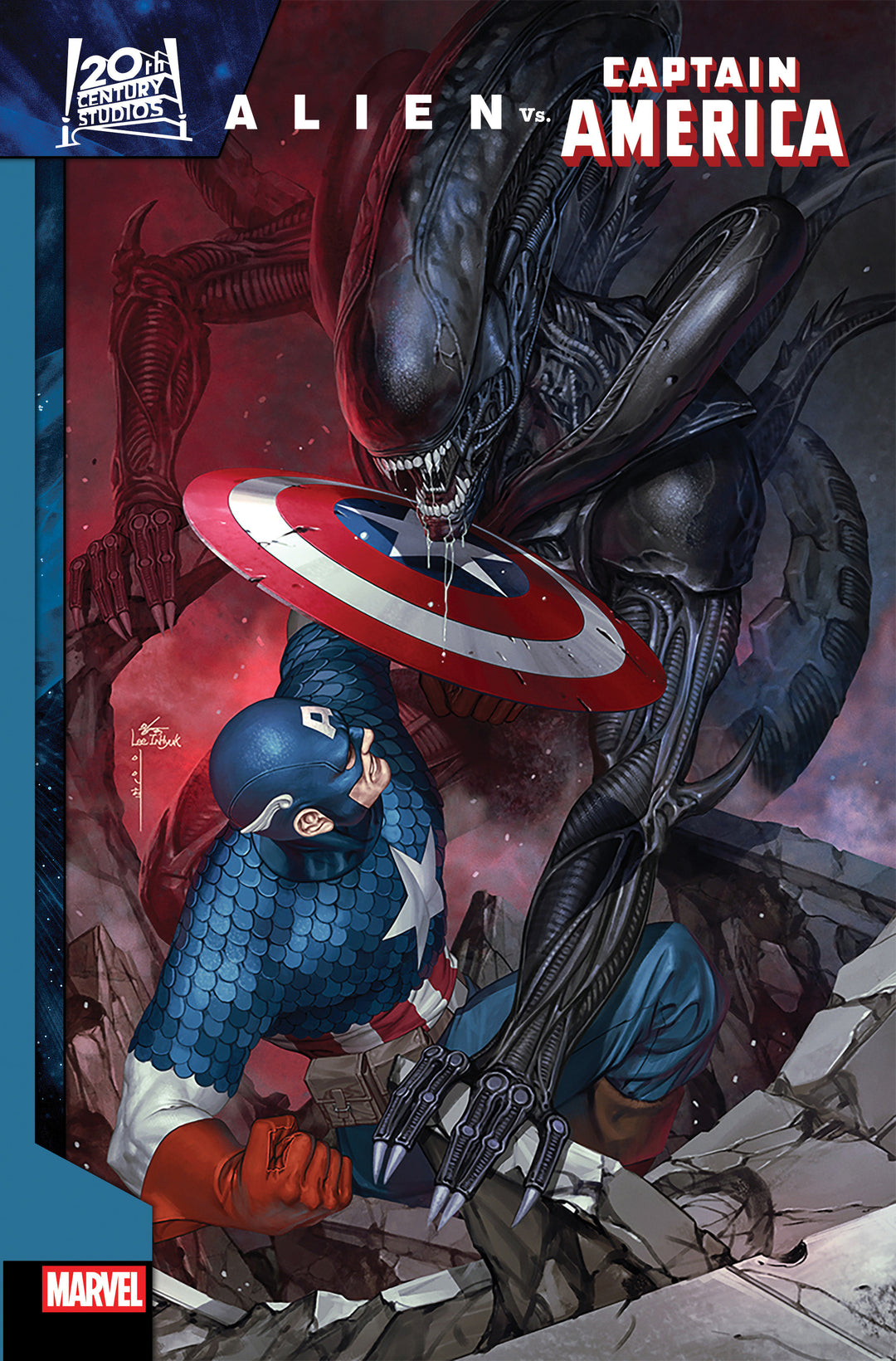 Alien vs Captain America #1 Inhyuk Lee Variant