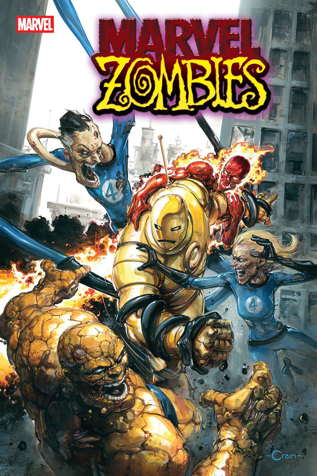 Marvel Zombies Red Band #1 Clayton Crain Variant [Polybagged]
