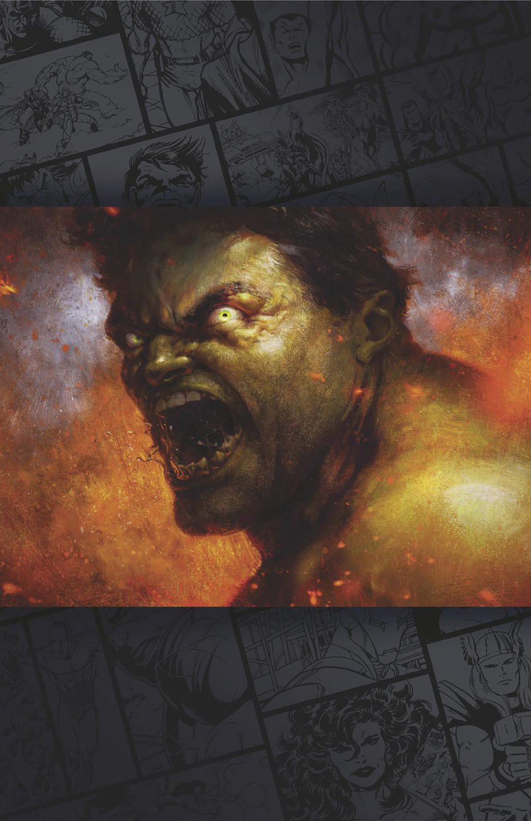 Infernal Hulk #8 Variant (1:50) Classified Artist Magic The Gathering Full Art Virgin Edition