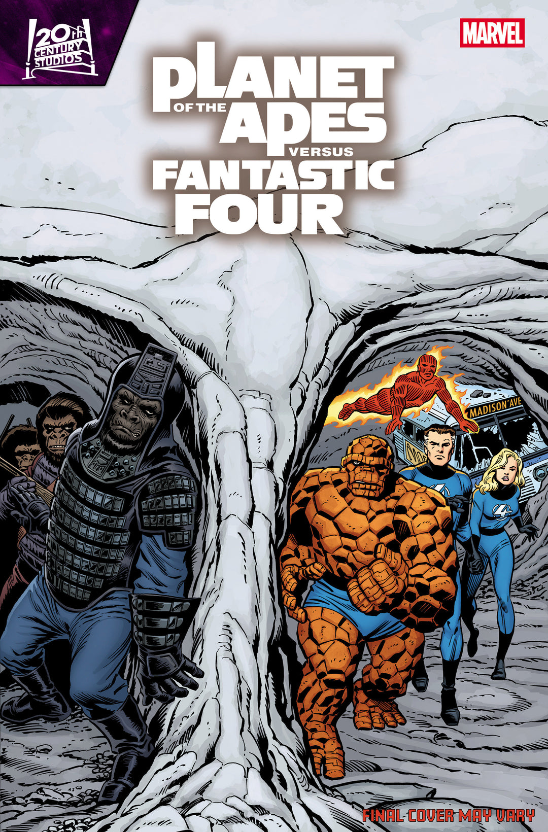 Planet Of The Apes vs Fantastic Four #2 Ron Frenz Homage Variant