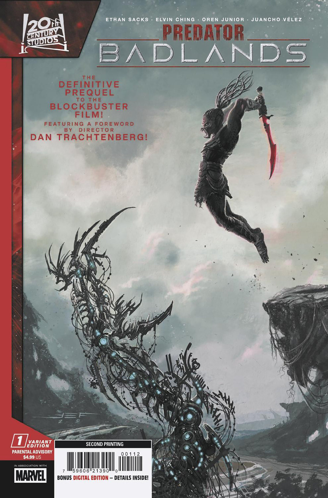 Predator Badlands #1 Variant (2nd Printing) Juan Ferreyra Edition