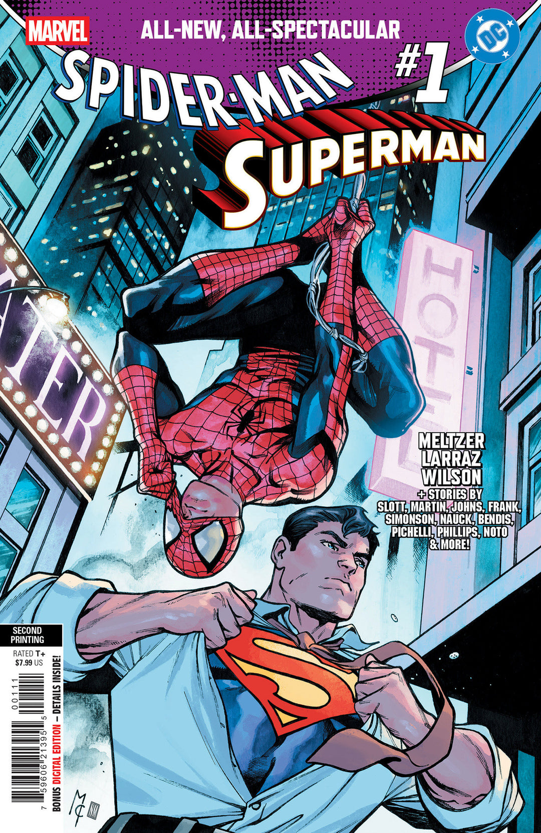 Marvel/DC: Spider-Man/Superman #1 Variant (2nd Printing) Martin Coccolo Edition