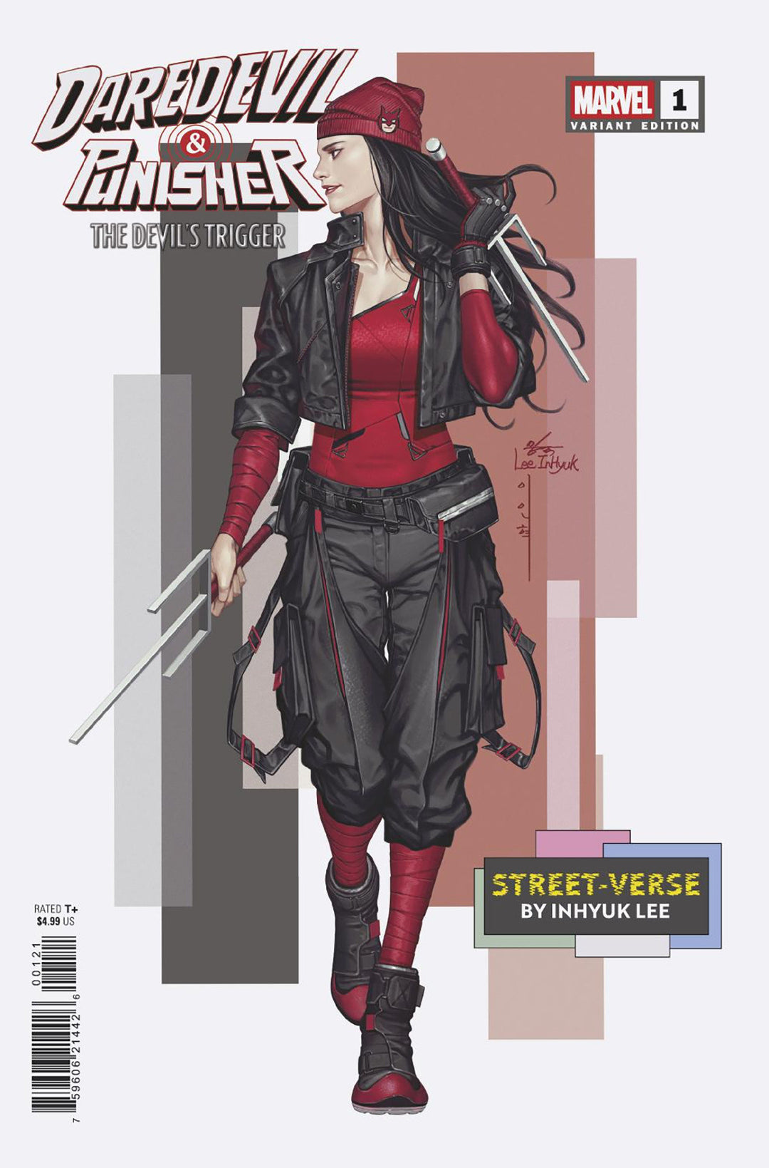 Daredevil Punisher The Devil's Trigger #1 Inhyuk Lee Street Verse Variant