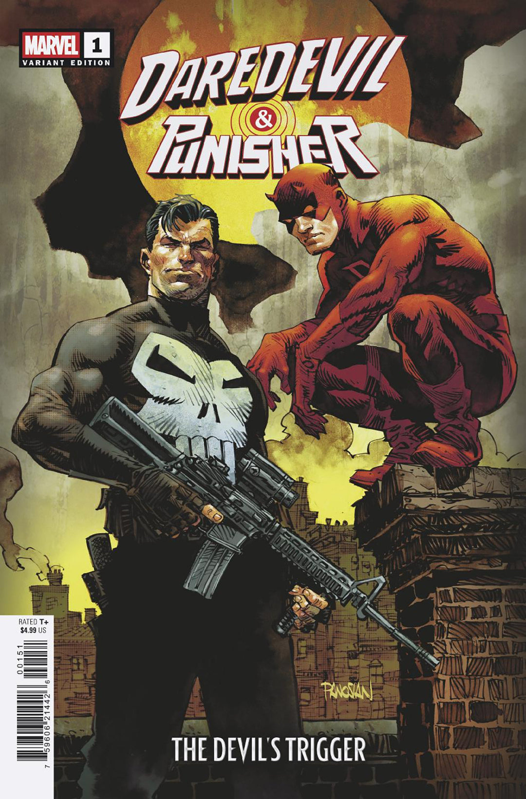 Daredevil Punisher The Devil's Trigger #1 Dan Panosian Variant