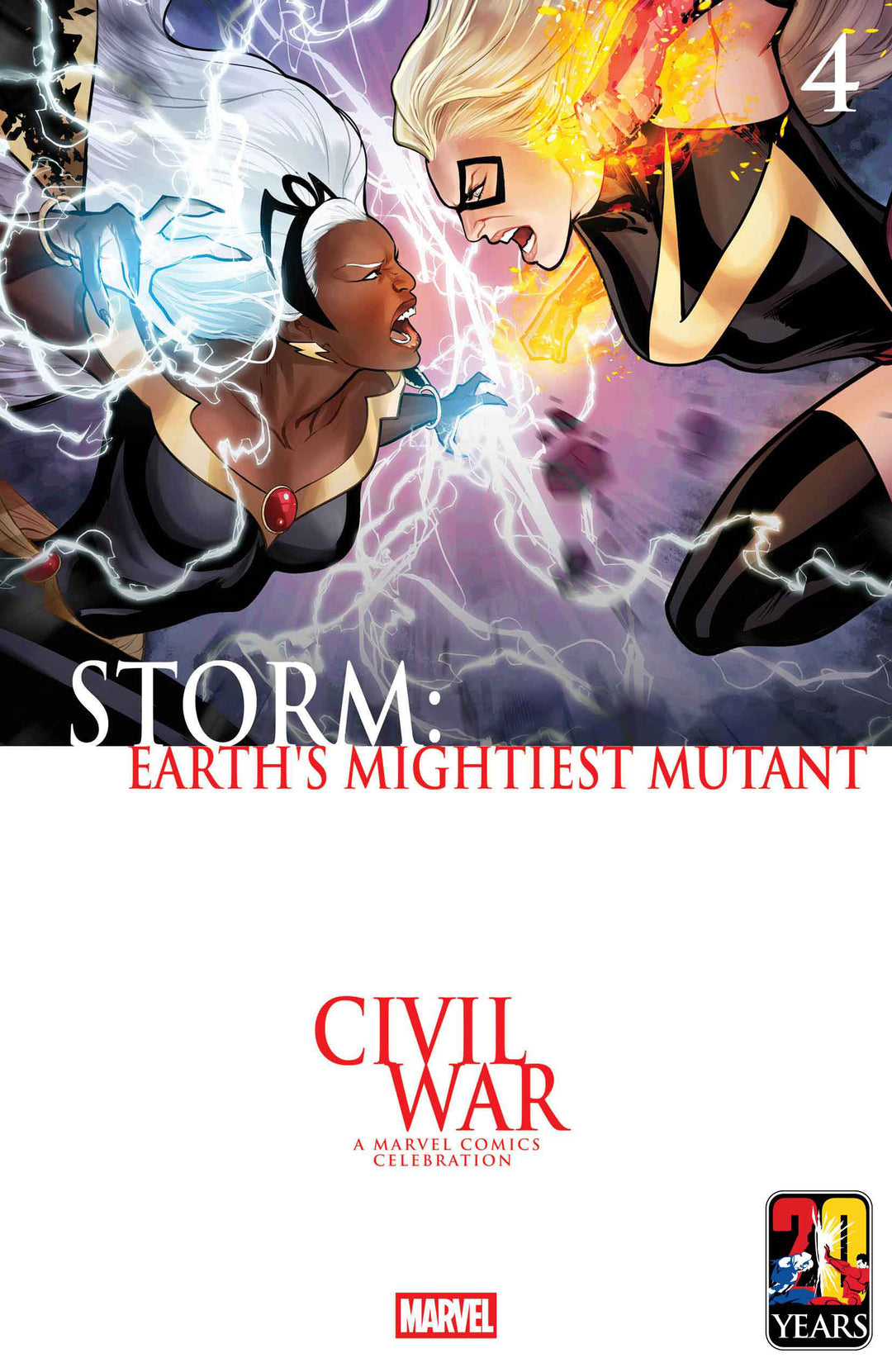 Storm Earth's Mightiest Mutant #4 Lucas Werneck Civil War Celebration Variant