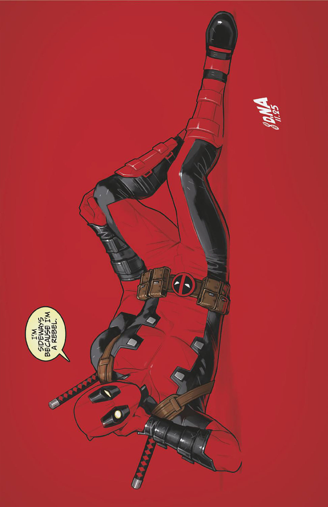 Wade Wilson Deadpool #1 Variant (1:50) David Nakayama Color Block Red Full Art Virgin Edition