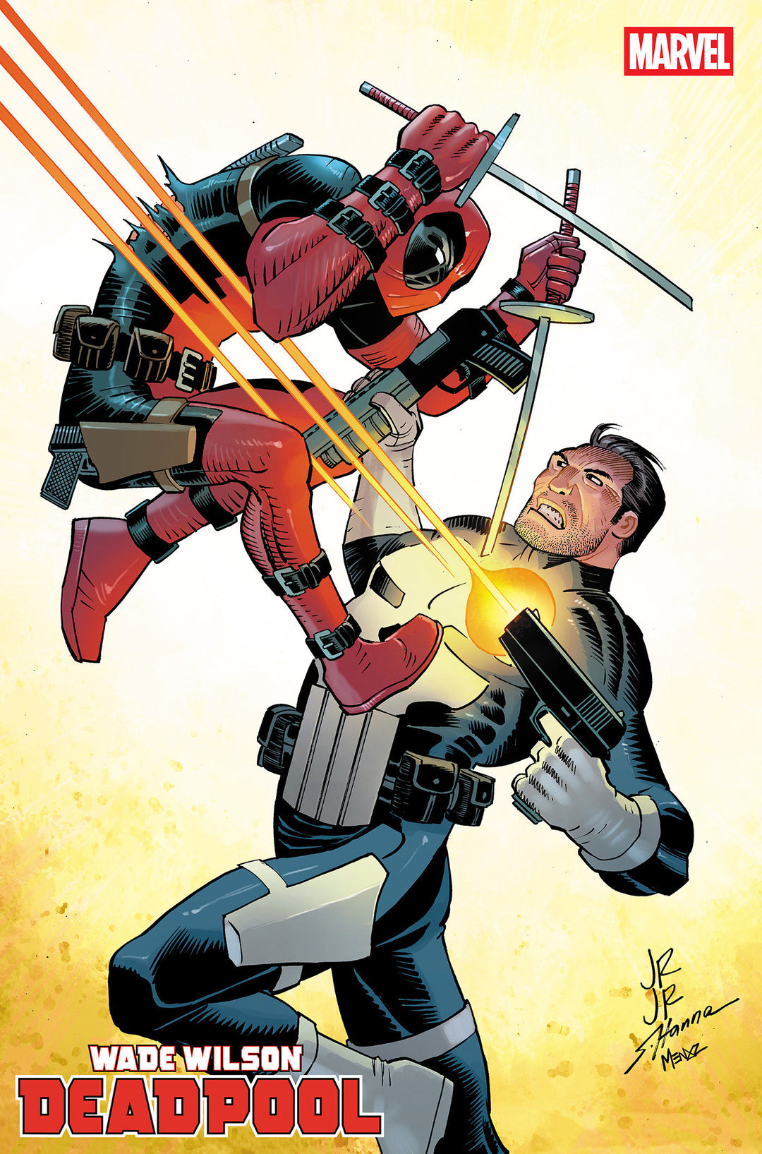 Wade Wilson Deadpool #8 [Big Guns] John Romita Jr. Variant