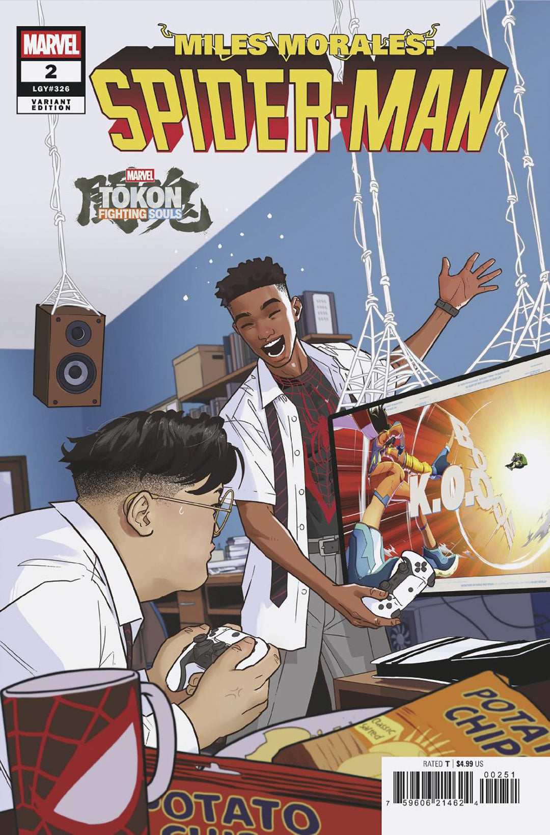 Miles Morales Spider-Man (2026) #2 Nico Leon Tokon Fighting Souls Battle Variant