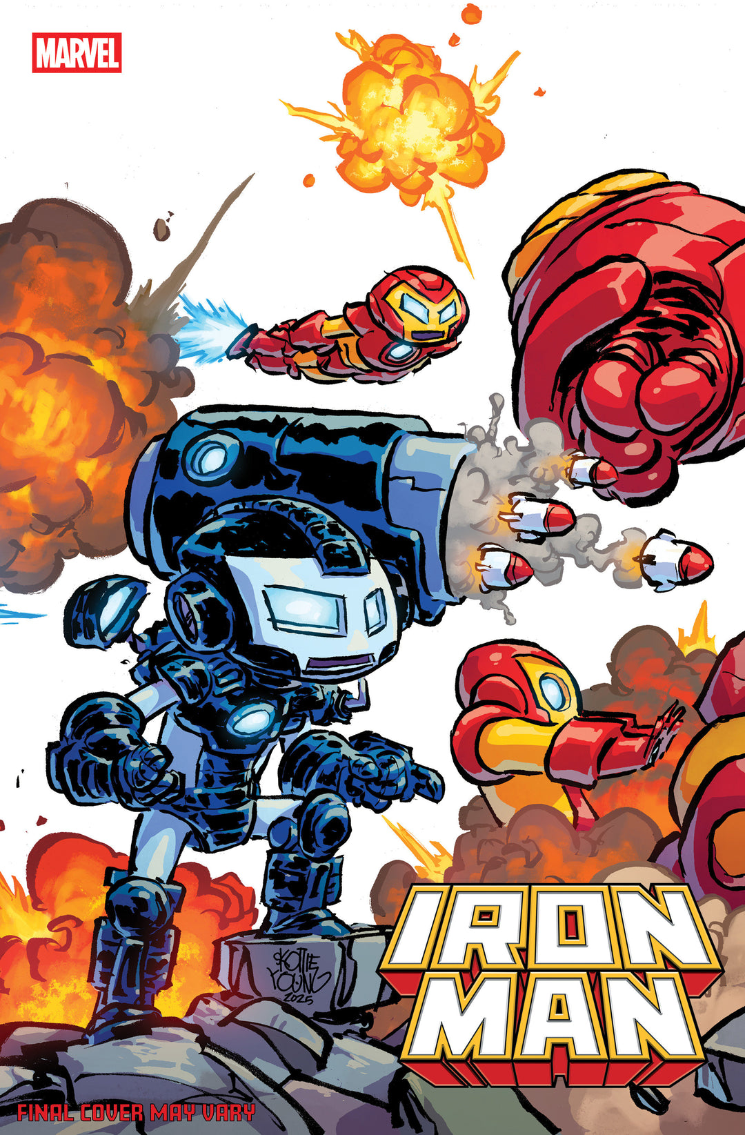 Iron Man (2026) #2 Skottie Young 4 Part Connecting Variant