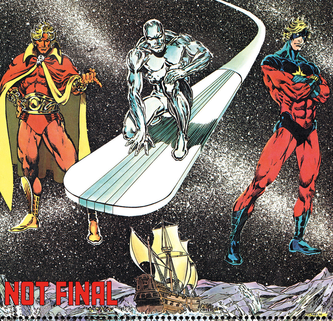 Captain Marvel Dark Past #1 Variant (1:50) Jim Starlin Bicentennial Calendar Hidden Gem Edition