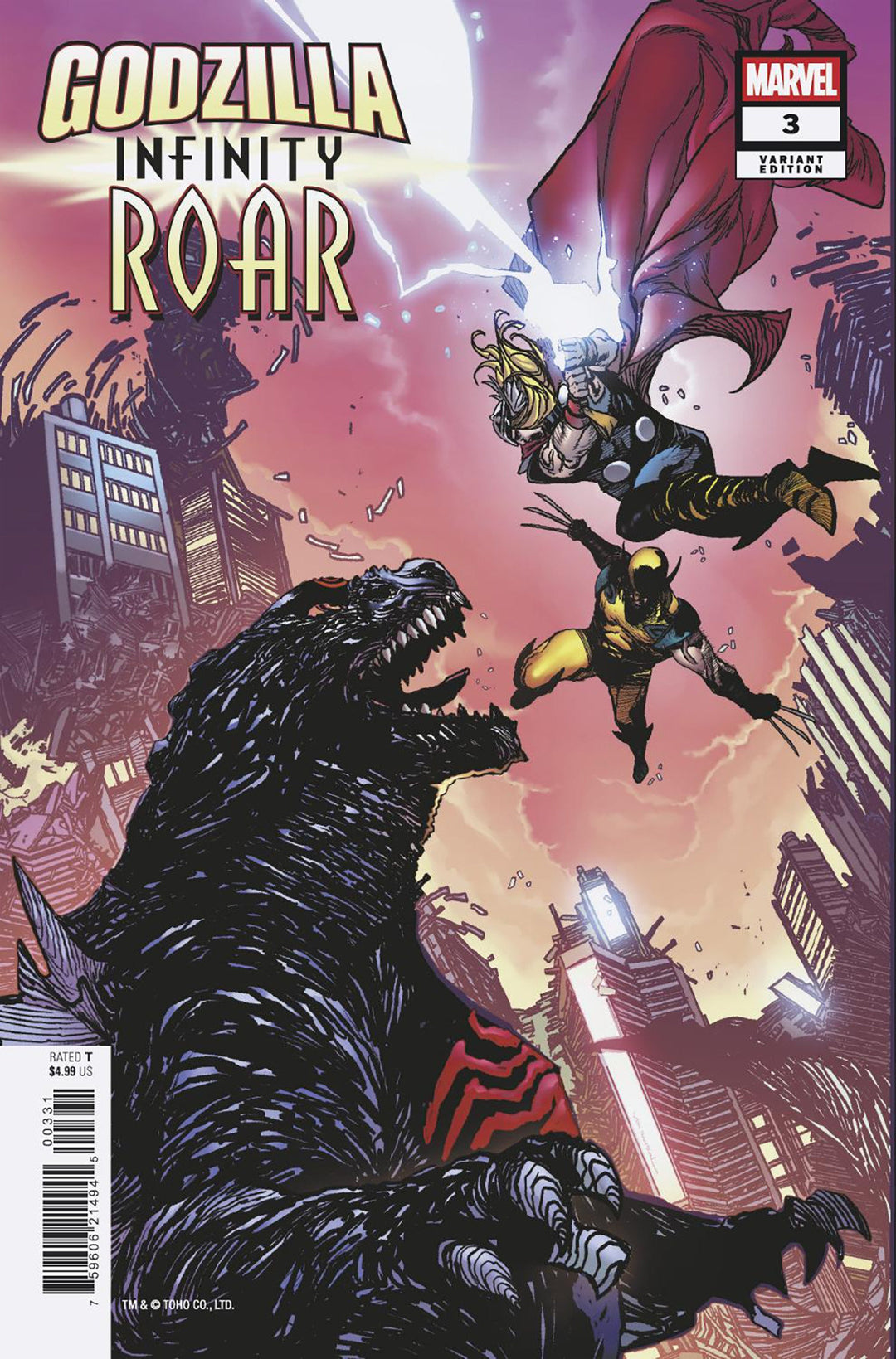 Godzilla Infinity Roar #3 Von Randal Variant