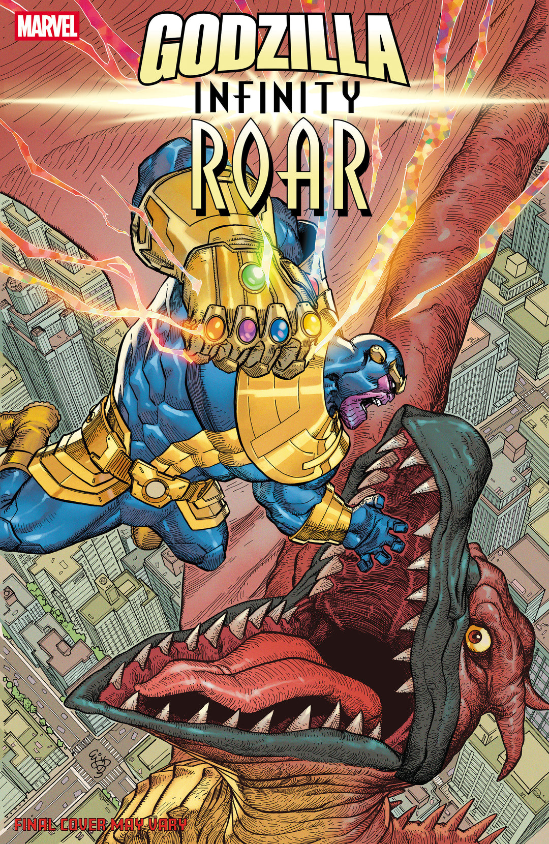 Godzilla Infinity Roar #4 E.J. Su Cosmic Variant