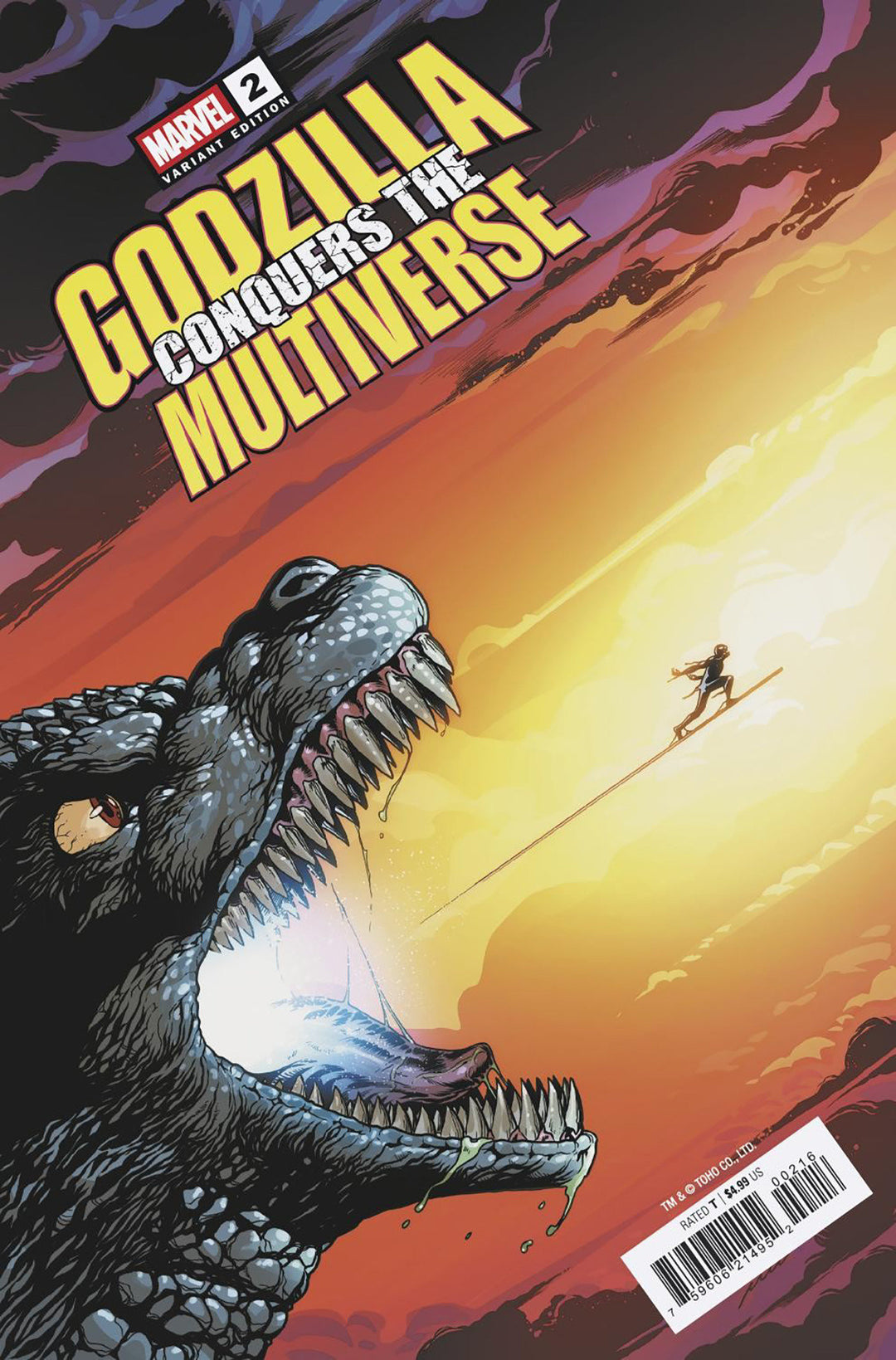 Godzilla Conquers The Multiverse #2 Variant (1:25) Pere Perez Variant