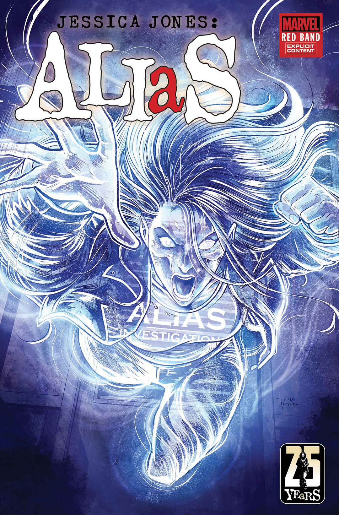 Alias Red Band #1 Luciano Vecchio Marvel Monster Variant [Polybagged]