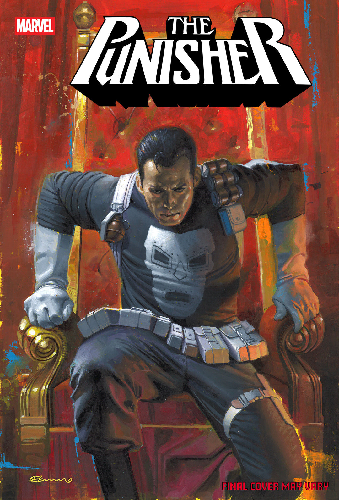 Punisher (2026) #2 Fabrizio De Tommaso Doom Homage Variant