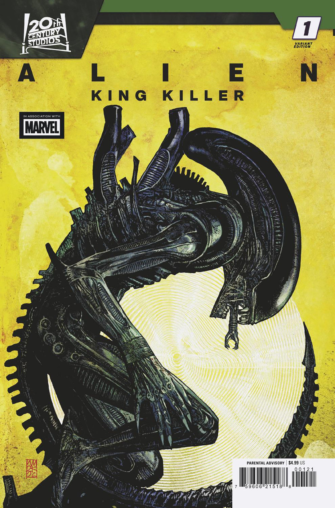 Alien King Killer #1 Alex Maleev Variant