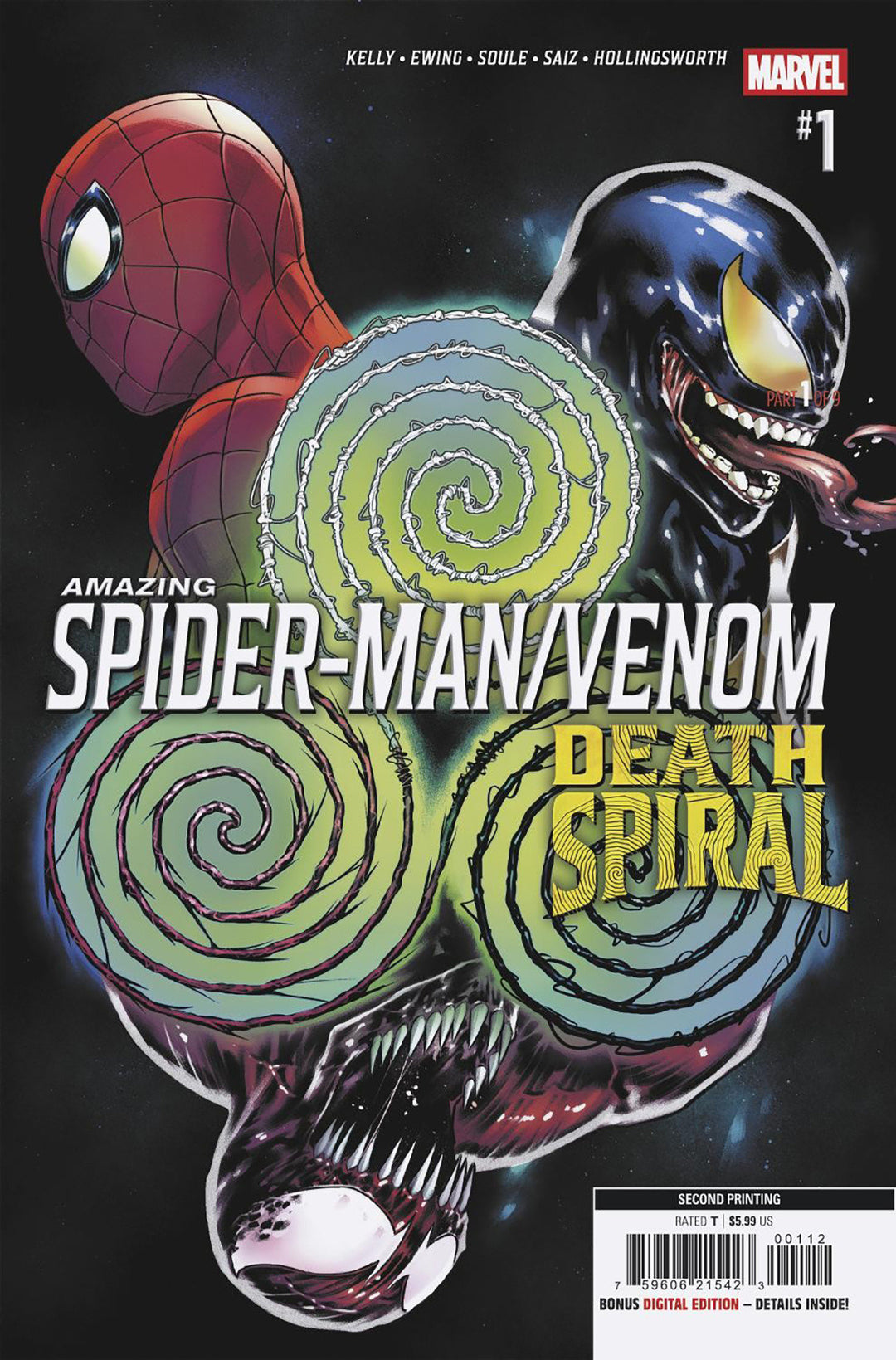 Amazing Spider-Man/Venom Death Spiral #1 Variant (2nd Printing) Cafu Edition [Death Spiral Pt. 1]