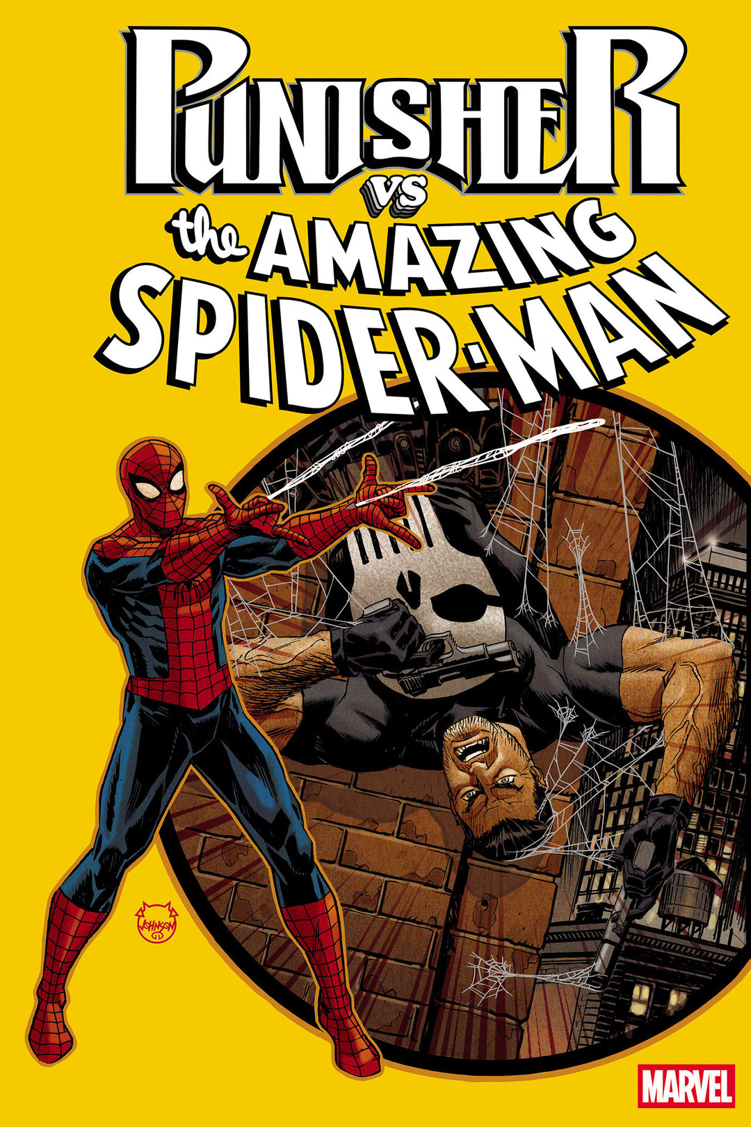 Punisher vs Spider-Man #1 Dave Johnson Foil Variant