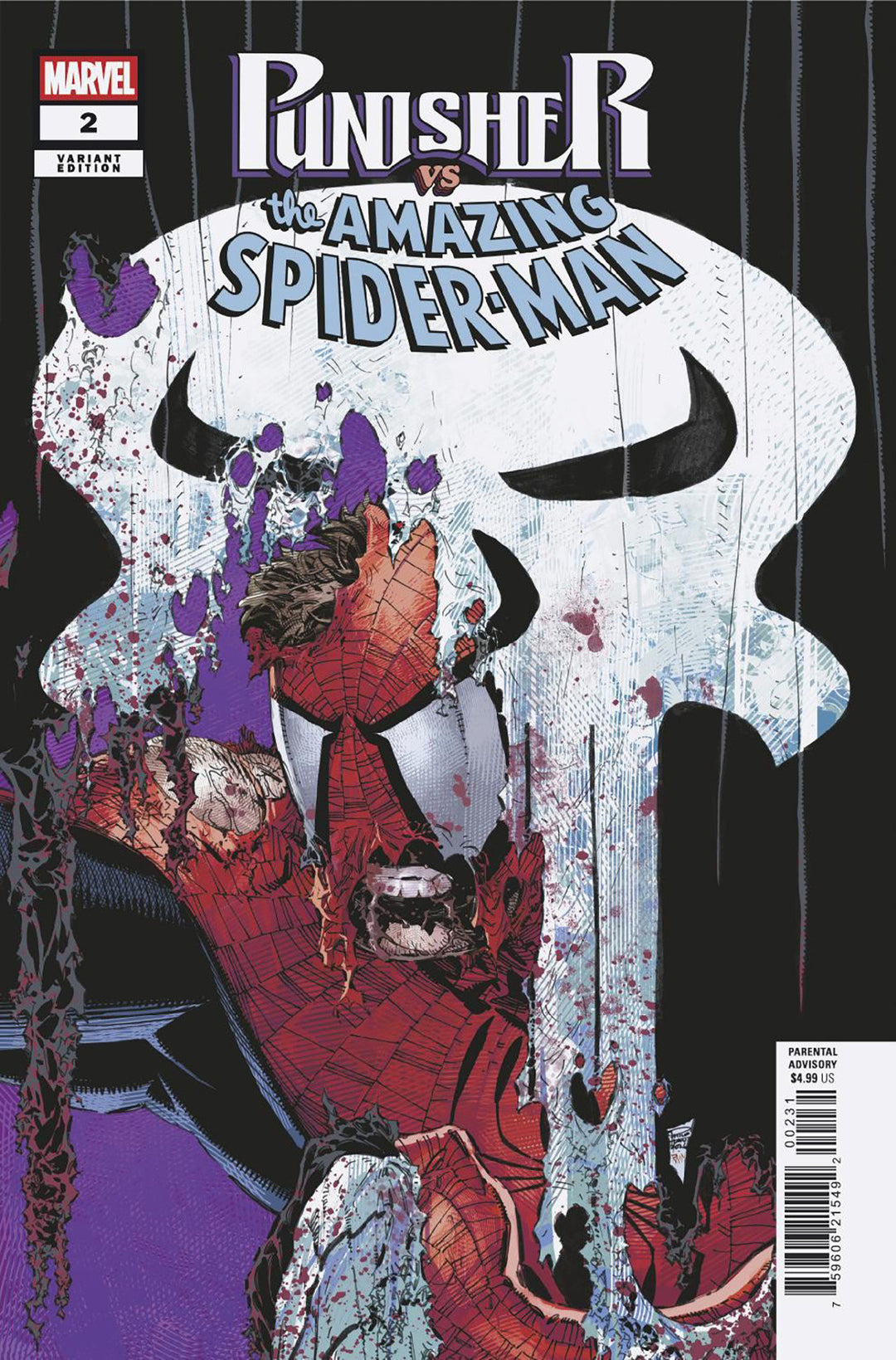 Punisher vs Spider-Man #2 Philip Tan Variant
