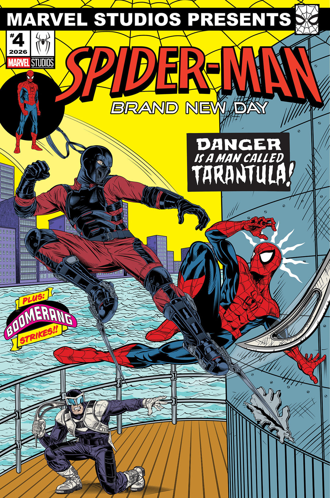 Punisher vs Spider-Man #2 Adam Stafford Spider-Man Brand New Day Marvel Studios Variant