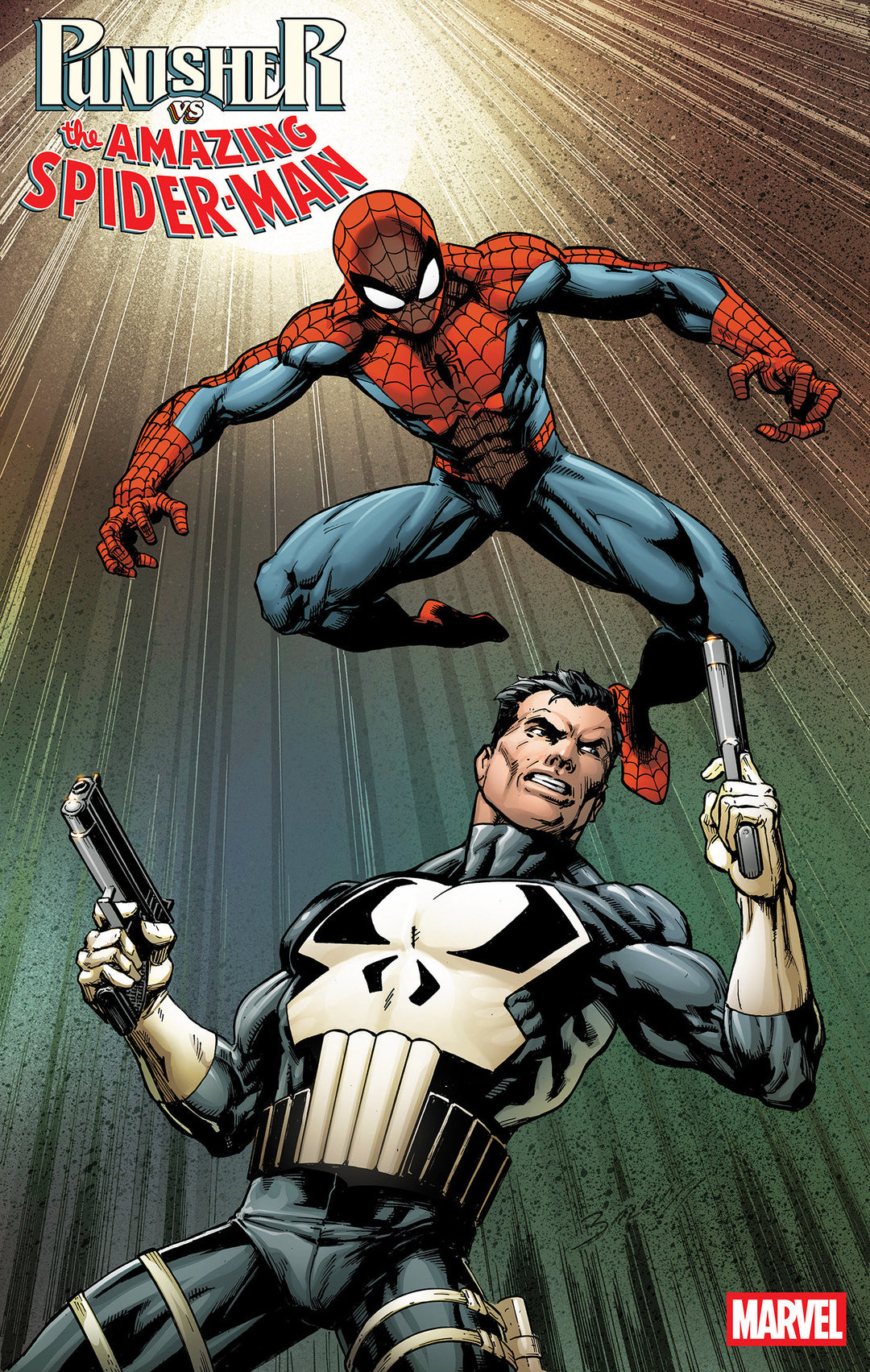 Punisher vs Spider-Man #3 Mark Bagley Variant