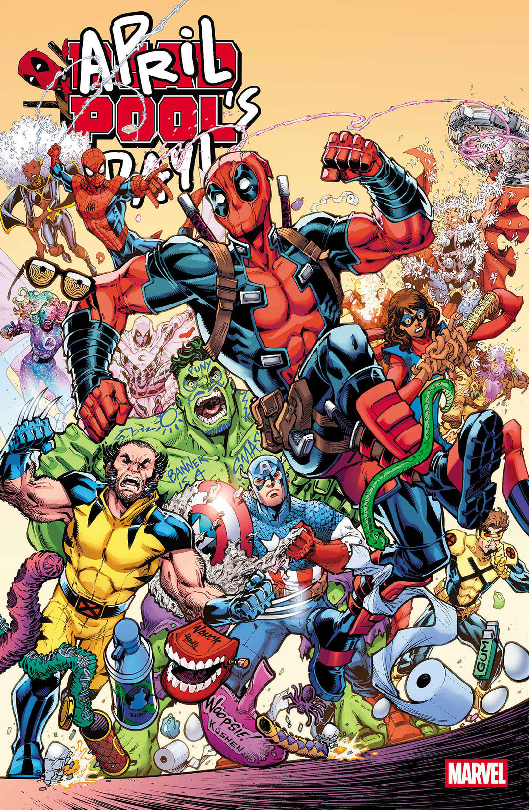 Deadpool April Pool's Day #1 Todd Nauck Variant