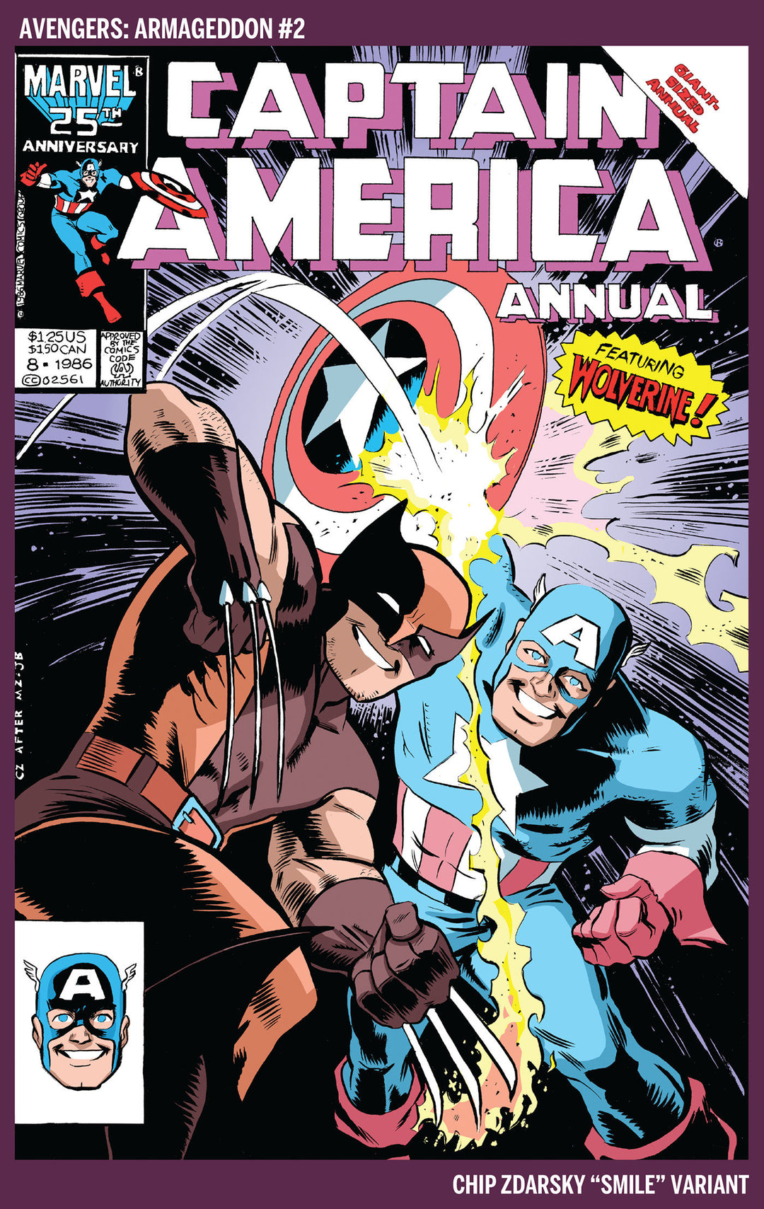 Avengers Armageddon #2 Chip Zdarsky Smile Variant
