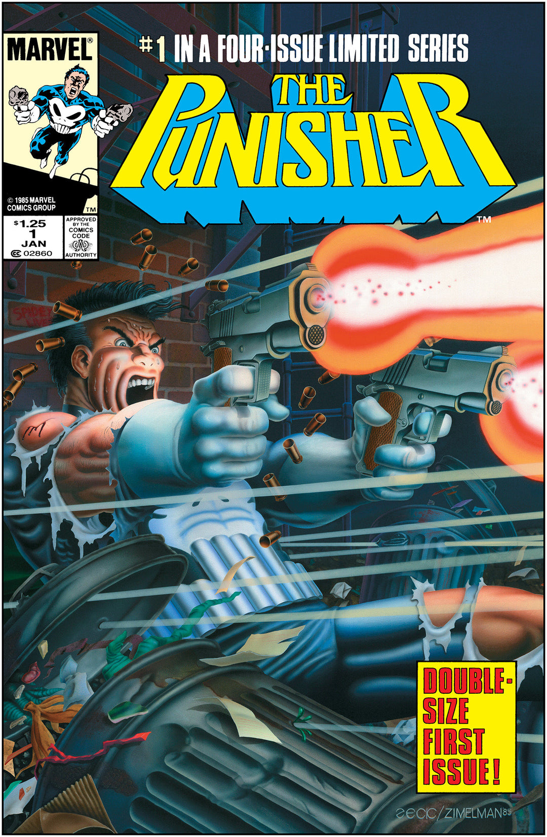 Punisher (1986) #1 Facsimile Edition Foil Variant