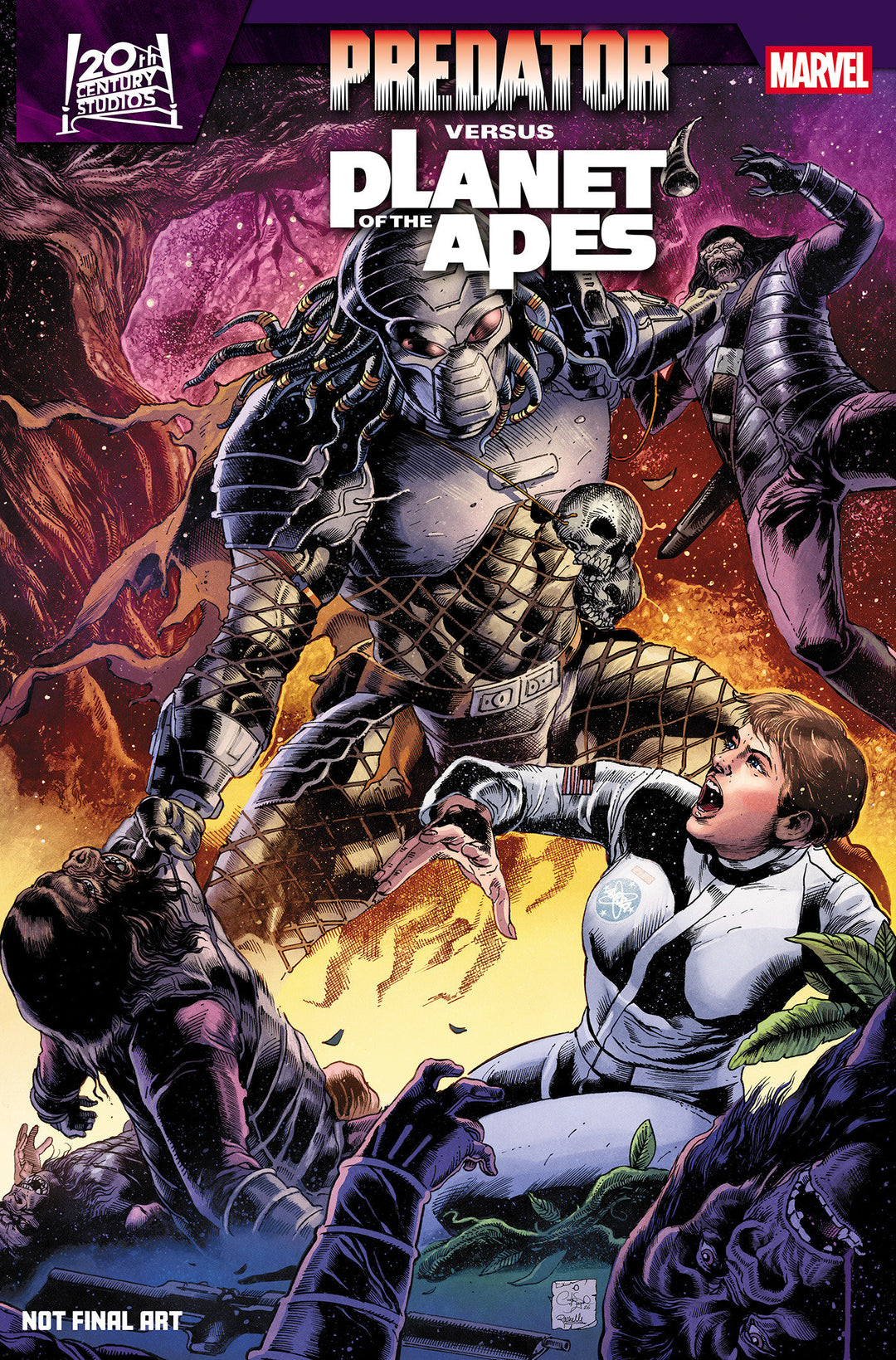 Predator vs The Planet Of The Apes #1 Variant (1:25) Carlos Magno Edition