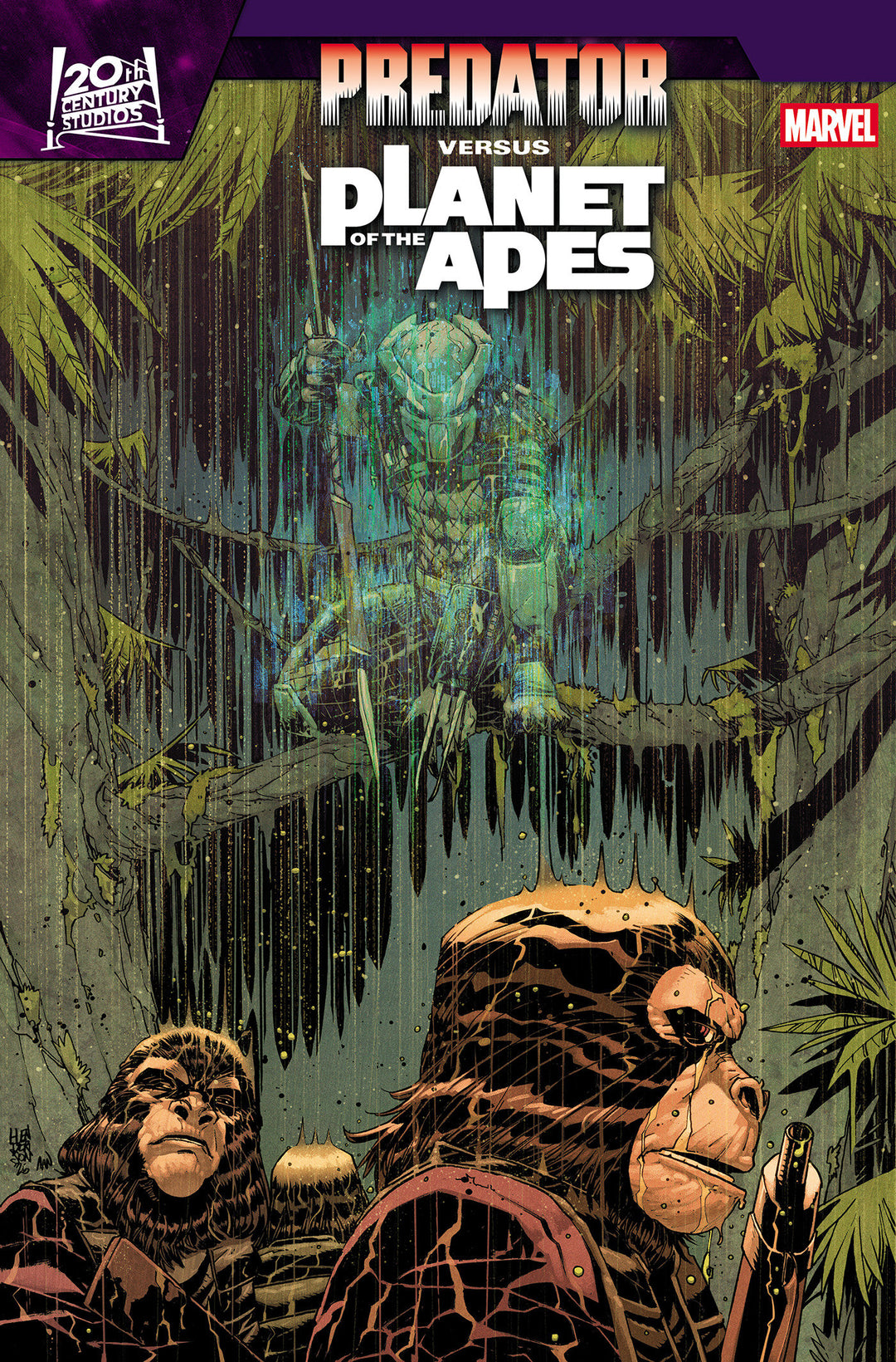 Predator vs The Planet Of The Apes #2 Variant (1:25) Mike Henderson Edition