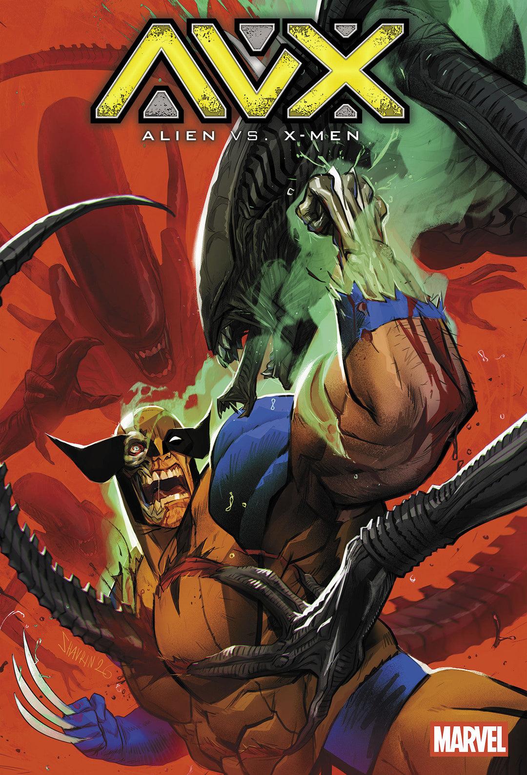 Alien vs. X-Men #1 (1:25) Ivan Shavrin Variant