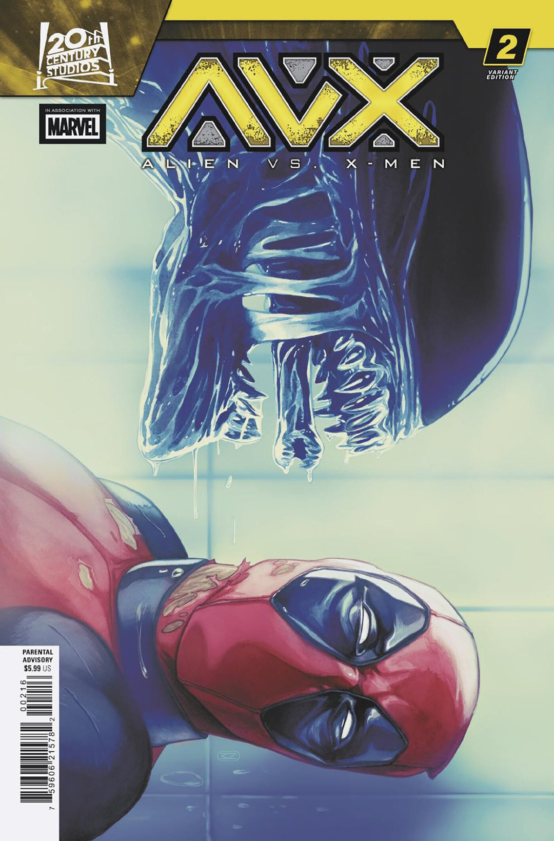 Alien vs X-Men #2 (1:25) Nimit Malavia Variant