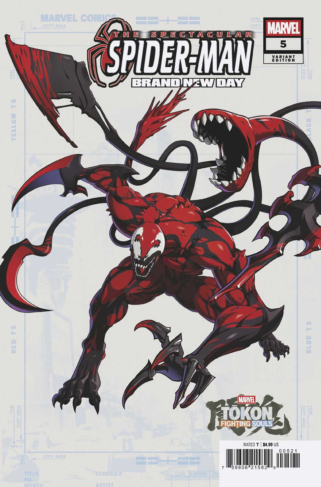 Spectacular Spider-Man Brand New Day #5 Marvel Tokon Fighting Souls Variant