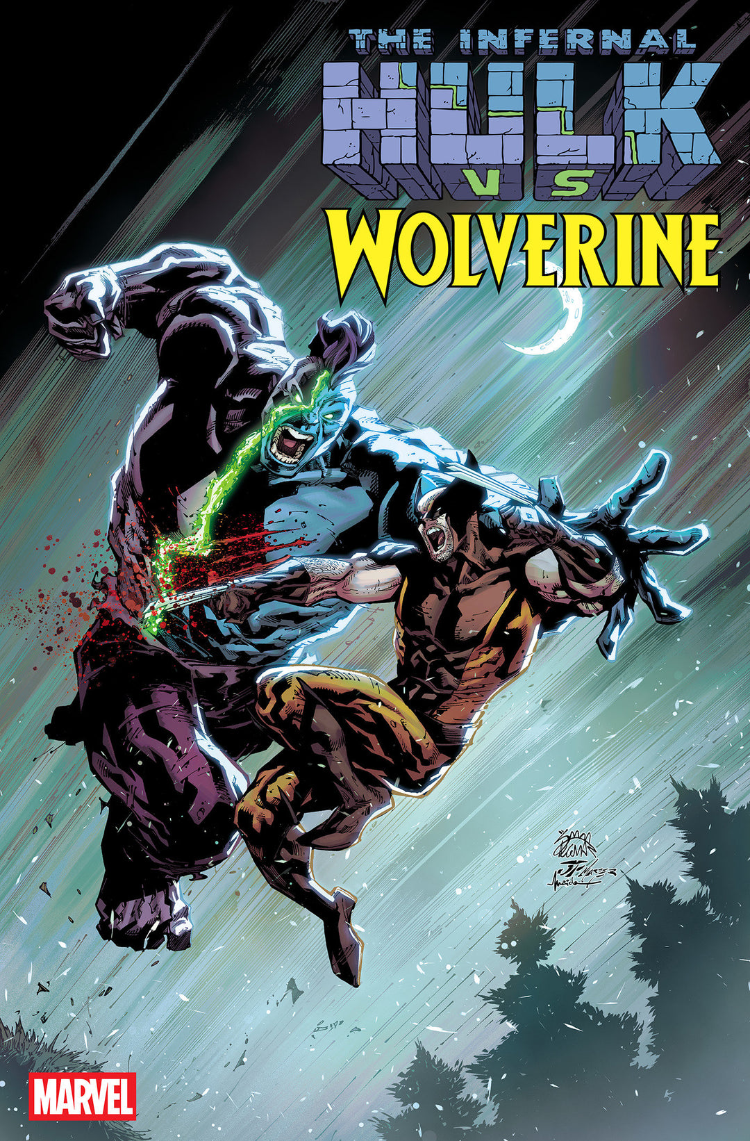 Infernal Hulk vs Wolverine #1 Ryan Stegman Variant