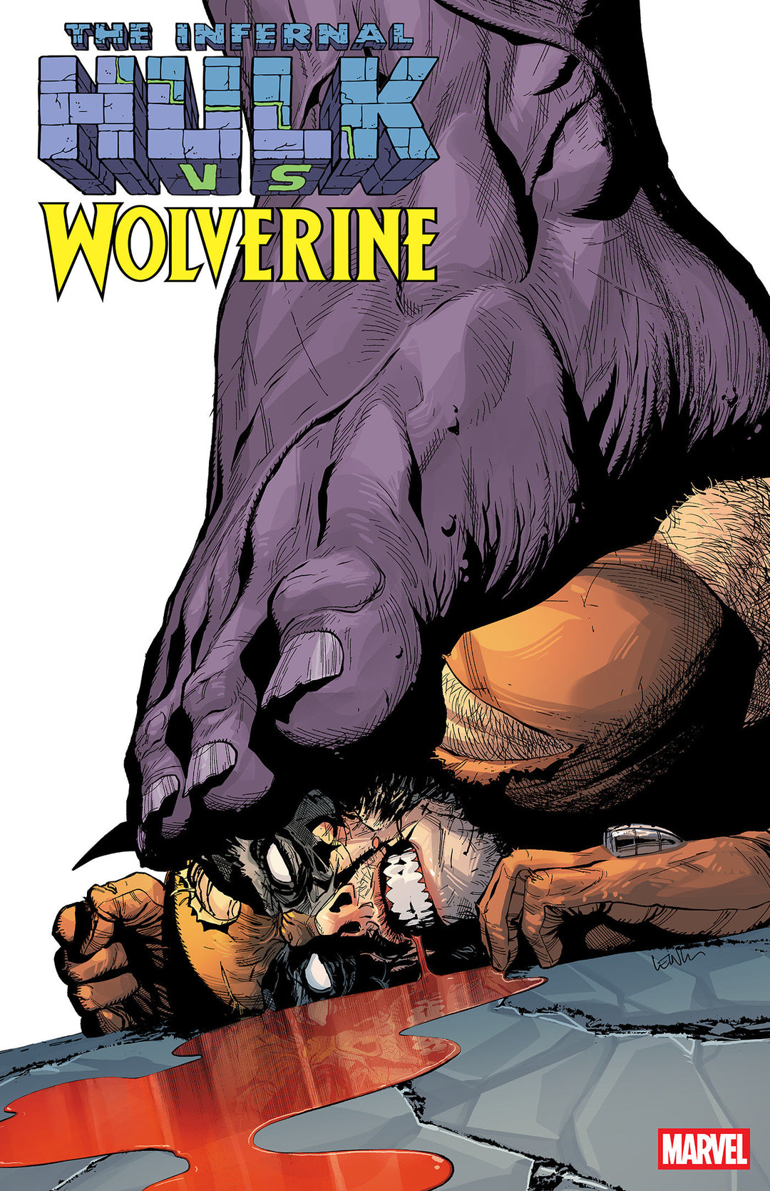 Infernal Hulk vs Wolverine #1 Leinil Yu Variant