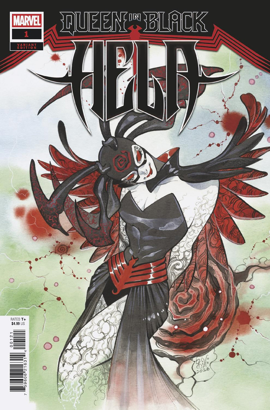 Queen In Black Hela #1 [Queen In Black] Peach Momoko Variant