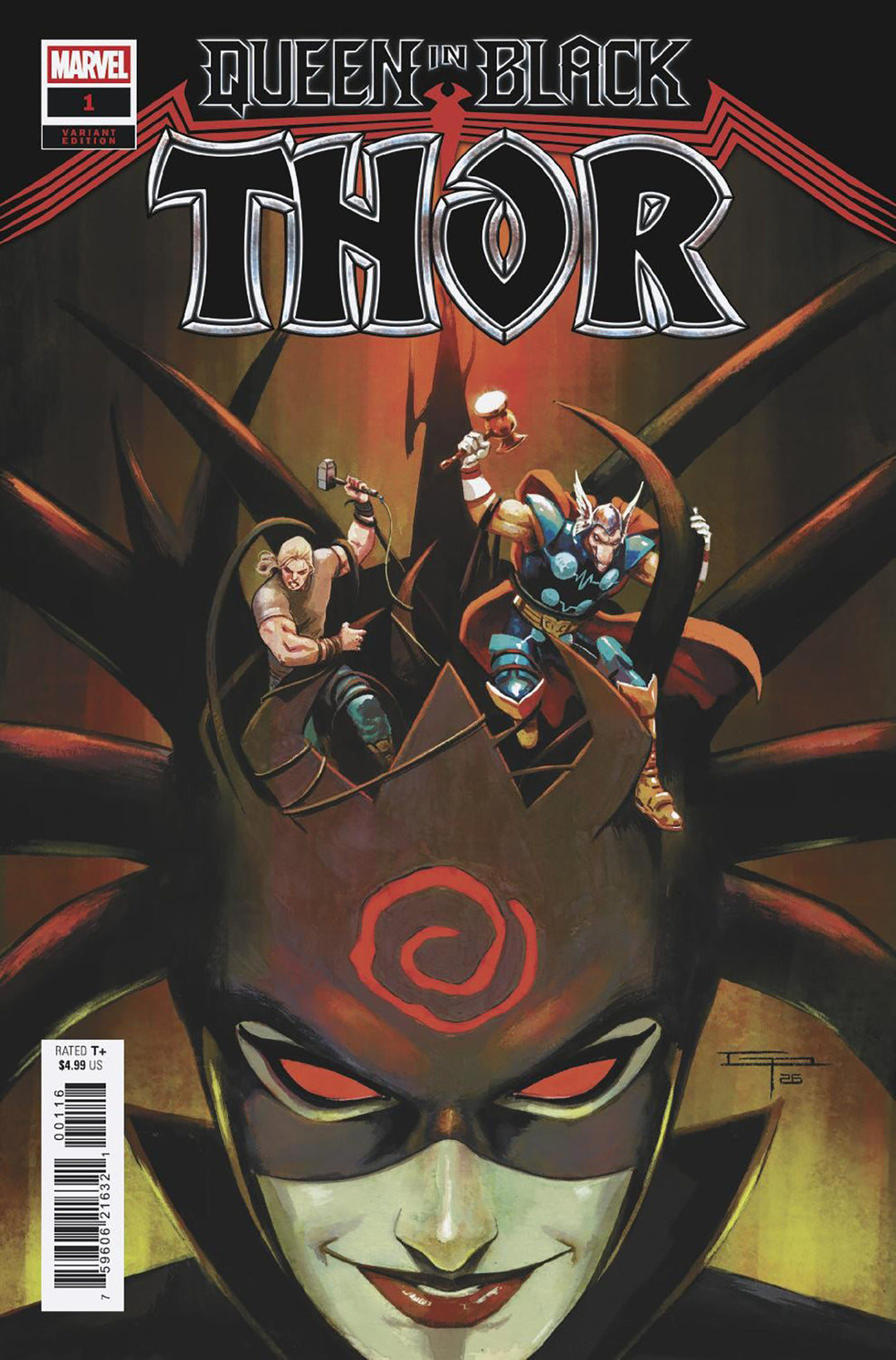 Queen In Black Thor #1 [Queen in Black] Variant (1:25) German Peralta Edition
