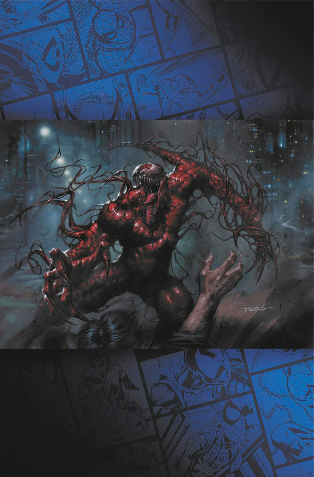 Amazing Spider-Man/Venom Death Spiral Body Count #1 [Death Spiral Epilogue] Variant (1:50) Lucio Parrillo Magic: The Gathering Full Art Virgin Edition