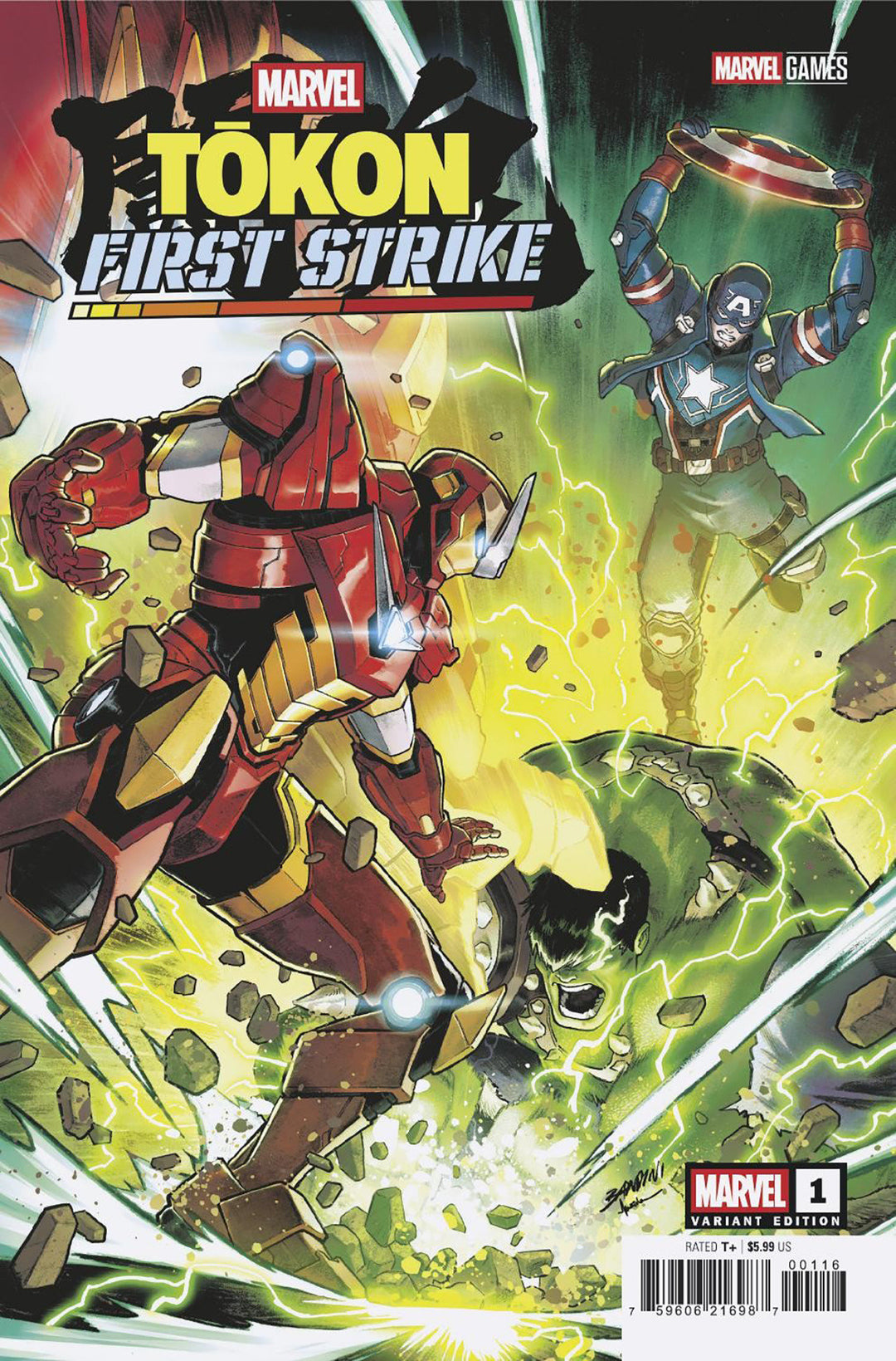 Marvel Tokon First Strike #1 Variant (1:25) Michele Bandini Edition