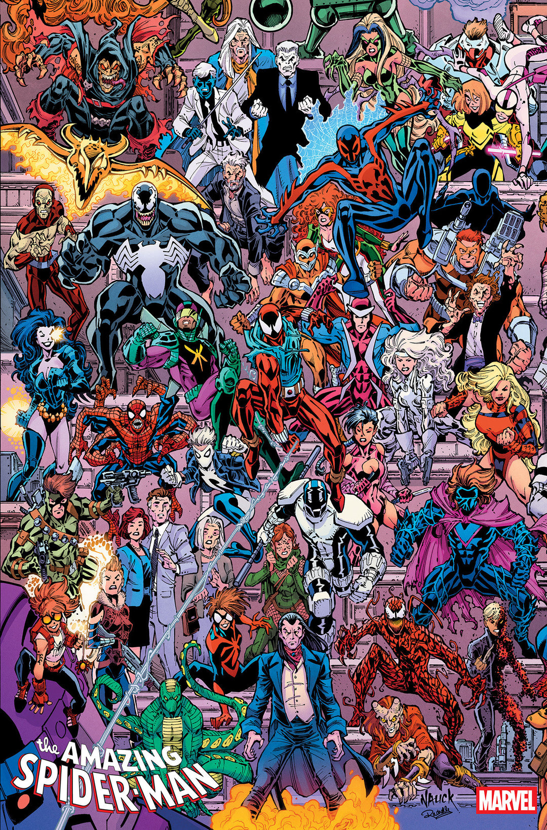 Amazing Spider-Man (1963) #1002 Todd Nauck 4 Part Connecting Legacy Variant