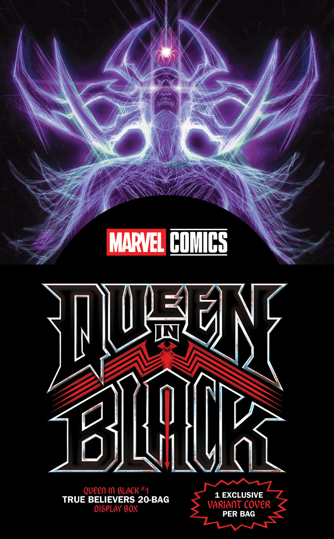 Queen In Black #1 [Queen In Black] True Believers 20 Bag Display Box
