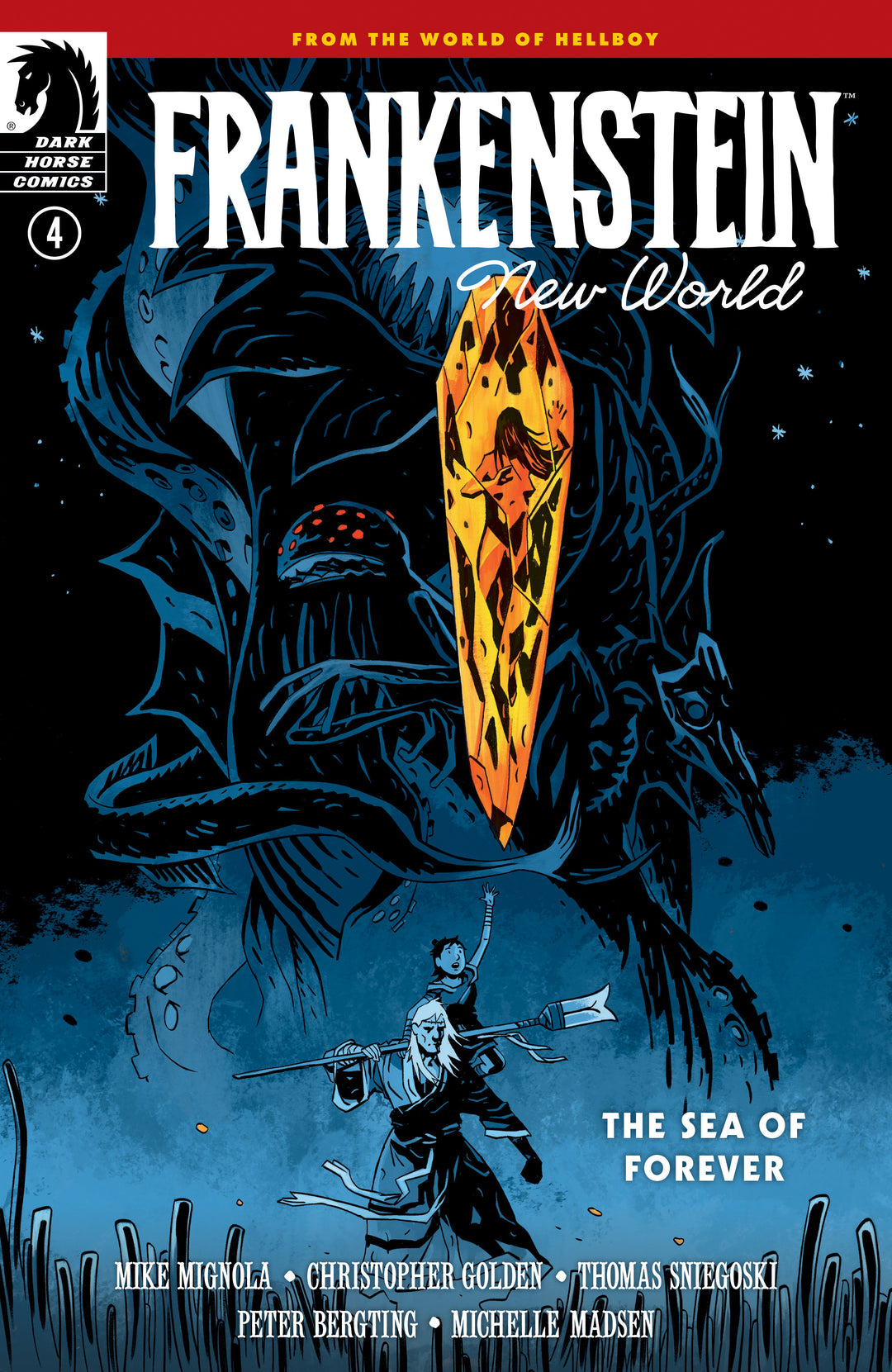 Frankenstein New World The Sea Of Forever #4 (Cover A) (Peter Bergting)