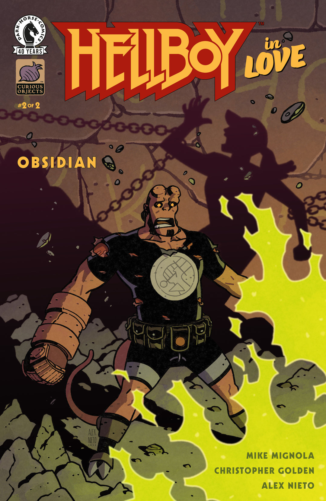 Hellboy In Love Obsidian #2 (Cover A) (Alex Nieto)
