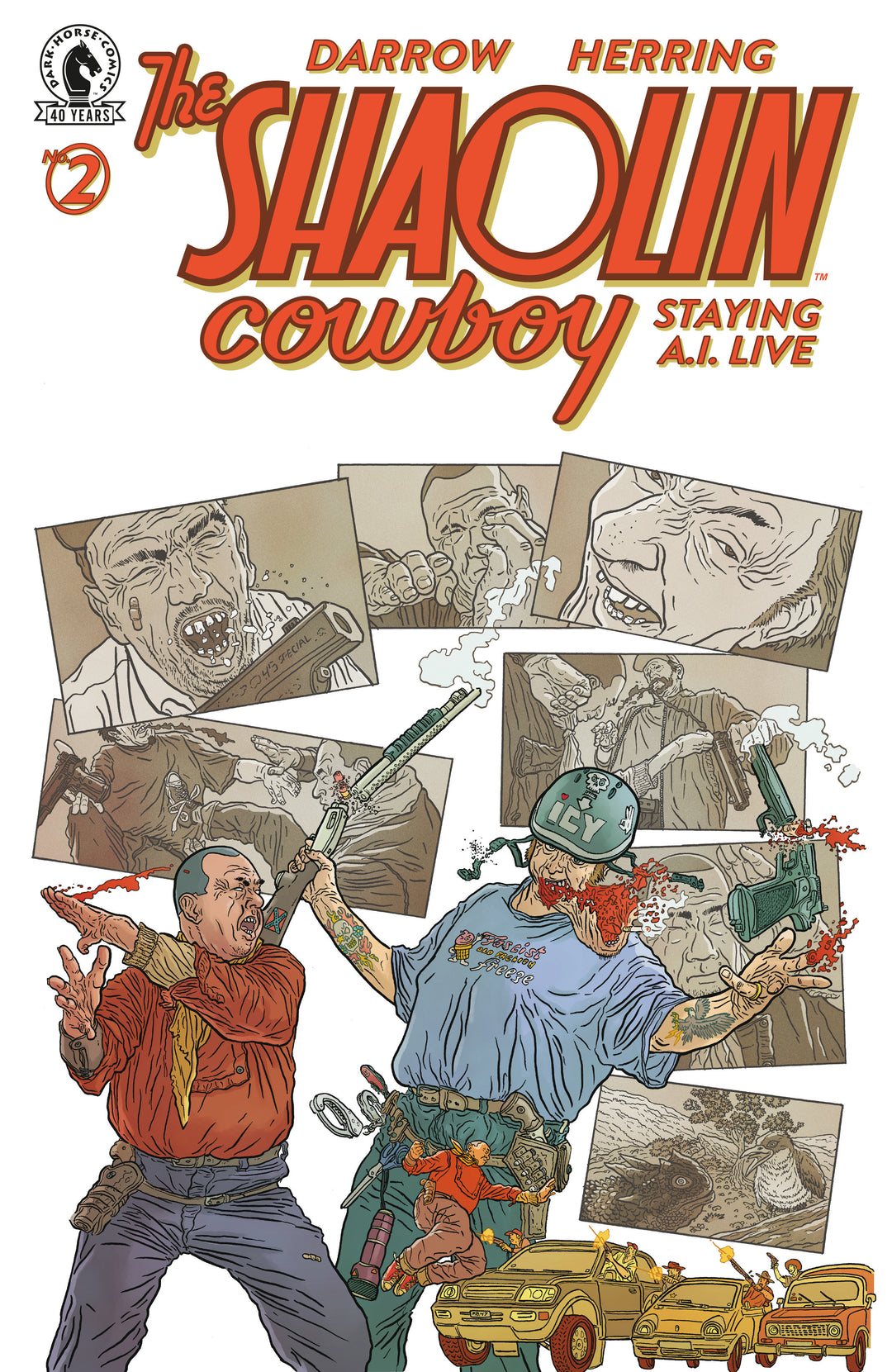 Shaolin Cowboy Staying A.I.Live #2 (Cover A) (Geof Darrow)