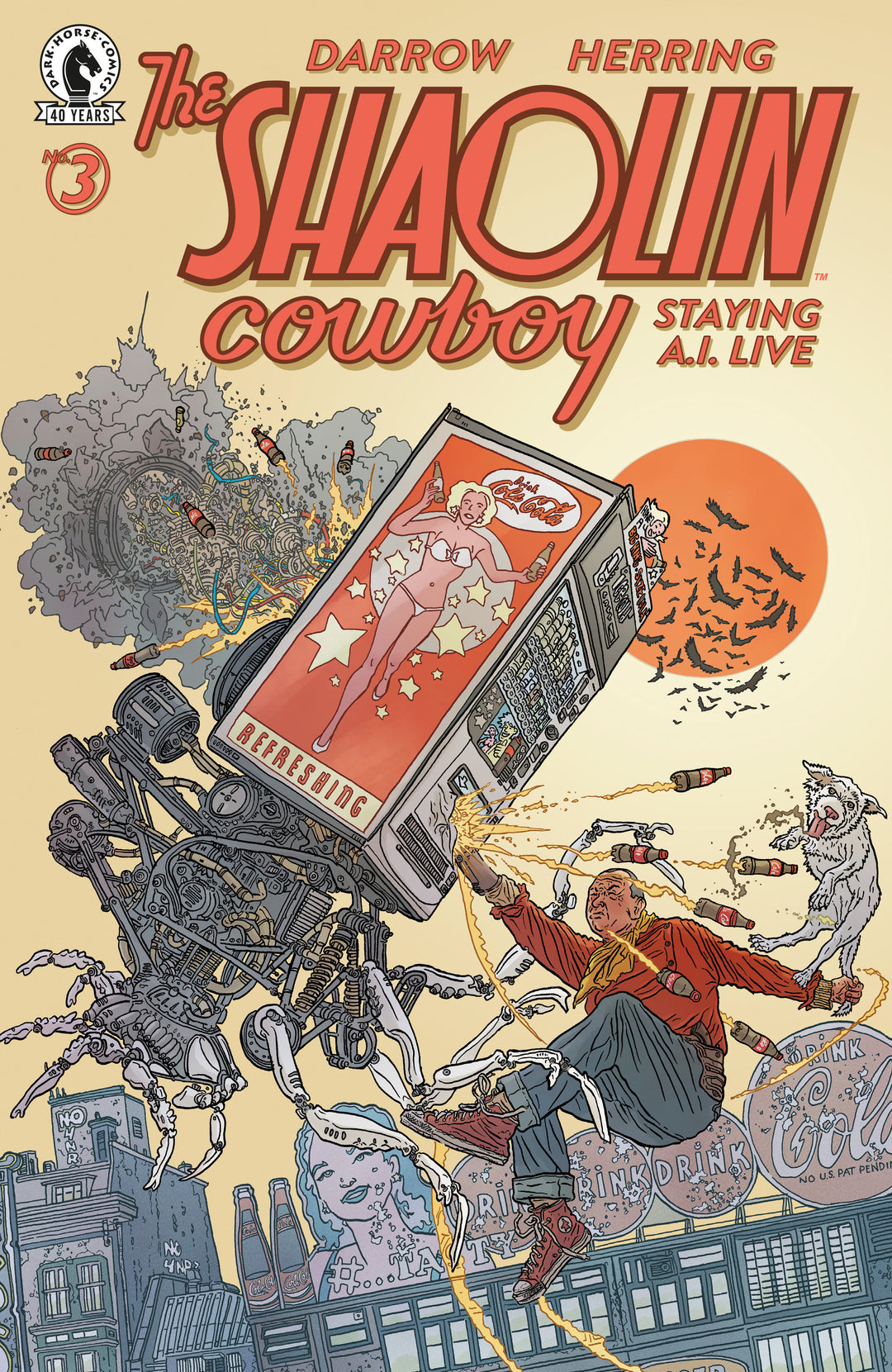 Shaolin Cowboy Staying A.I.Live #3 (Cover A) (Geof Darrow)